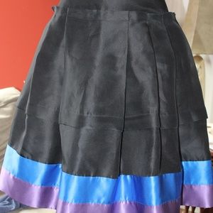 Roberto Cavalli Black silk skirt size 38